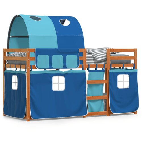  The living store pograd z zavesami moder 75x190 cm trdna borovina - pograd, (21492601) Cene