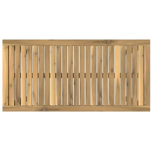  Stolić za kavu Bijela 50 x 100 5 x 45 cm Čvrsto drvo akacije - 50 x 100 5 x 45 cm Bijela Slike