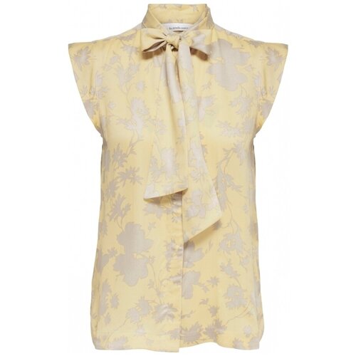 La Strada Topi & Bluze Top Blossom S/S - Italian Straw Rumena Cene