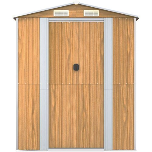VidaXL Vrtna lopa svetlo rjava 192x108x223 cm pocinkano jeklo Slike