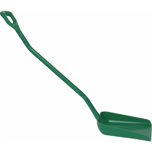 Vikan Ergonomska lopata, primerna za živila, skupna dolžina 1310 mm, zelene barve
