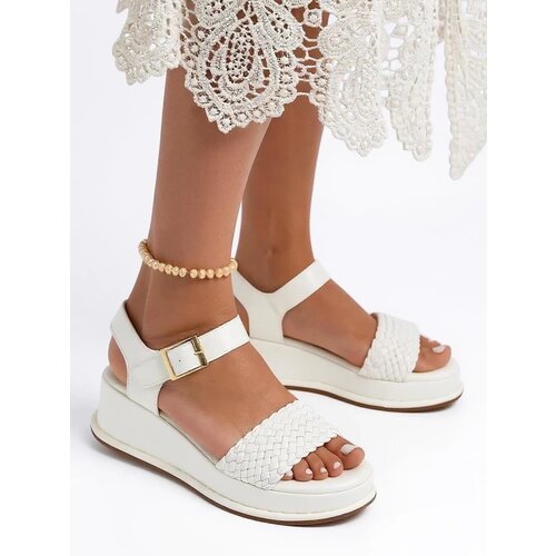 Resti Royal Fashion Women's braided wedge sandals, Fiolle style Cene