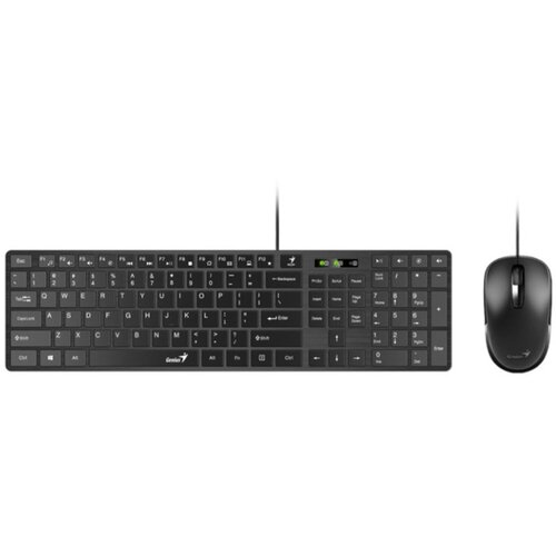 Genius SlimStar Combo 126, tipkovnica+mi&amp;scaron;, USB Slike