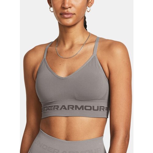 Under Armour UA Seamless Low Long Bra - gray Slike