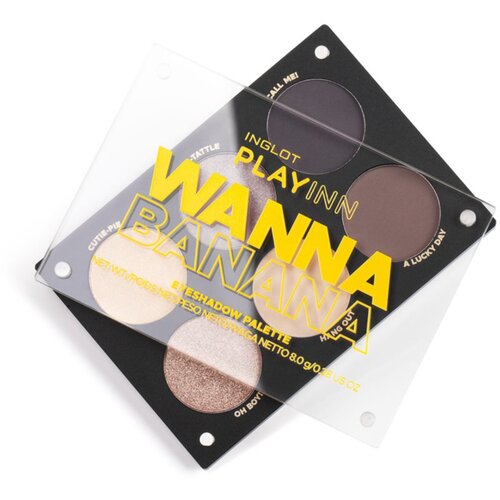 Inglot PlayInn paleta sjenila za oči nijansa Wanna Banana Cijene