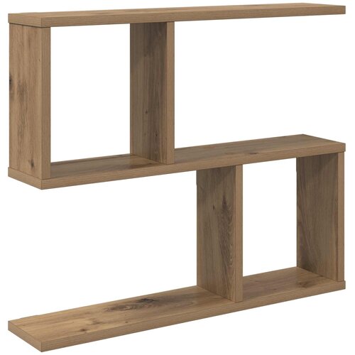 vidaXL Stenska polica Artisan hrast 60 x 12 x 50,5 cm Inženirski les, (5000307470) Cene