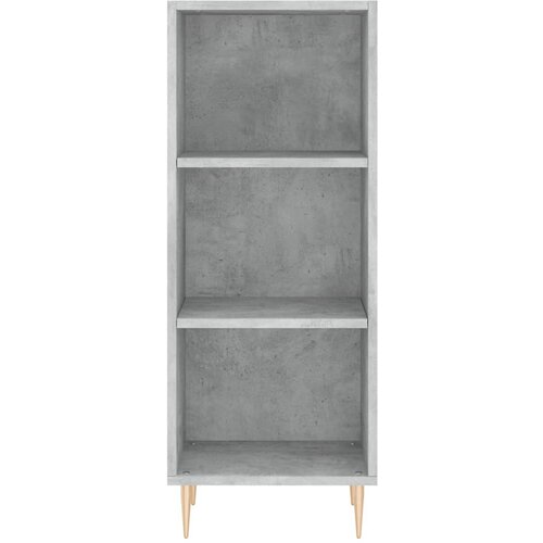  Komoda siva boja betona 34,5x32,5x90 cm od konstruiranog drva Slike