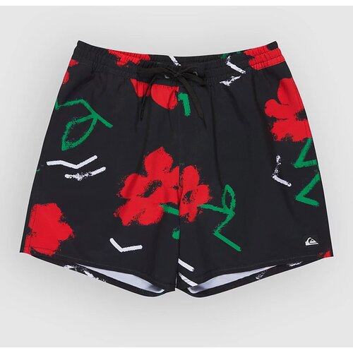 Quiksilver Stretch Printed Volley 16 Boardshorts black street floral Slike