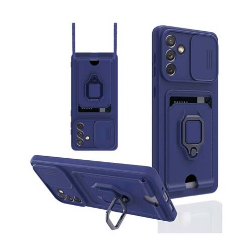  futrola zuma protect sa pertlom za samsung A057 galaxy A05S teget Cene
