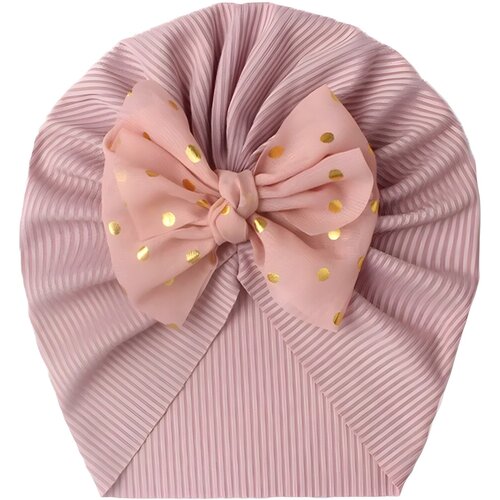  Dječja turban kapa JO-38205 - Svijetlo Ružičasta KP38205 Slike