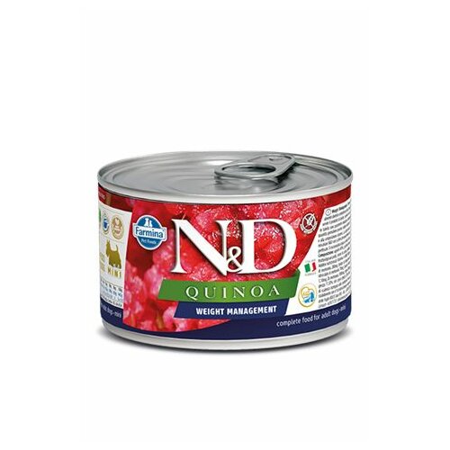 Nuevo N&D hrana u konzervi za pse - kinoa weight management mini 140gr Slike