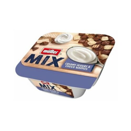 Muller jogurt mix sa napolitankama 130G Slike