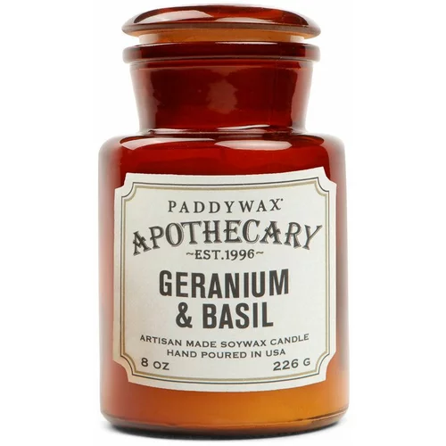 Paddywax Mirisna svijeća od sojinog voska Geranium and Basil