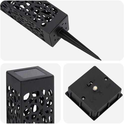  Solarna svjetla za vanjsku upotrebu s tlo&amp;scaron;cem 8 pcs 29 cm PP Slike