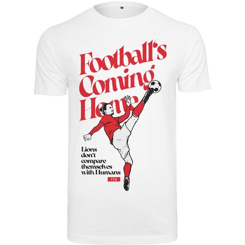 Merchcode Footballs Coming Home Lions Tee white Slike