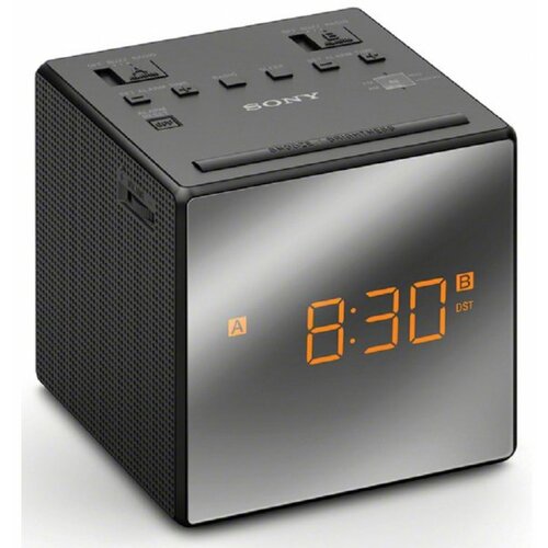 Sony ICF-C1TB FM Radio Alarm Clock, ICFC1TB.CED, Black Sjajni Slike