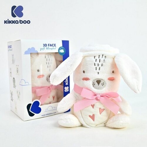Kikka Boo bebi ćebence sa 3D vezom 75x100 Rabbits in Love ( KKB50110 ) Slike