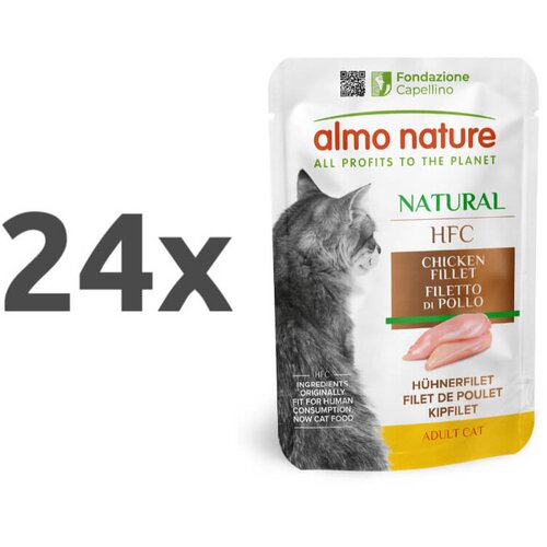 Almo Nature HFC Natural - pi&scaron;čančji file - 55 g 24 x 55 g Cene