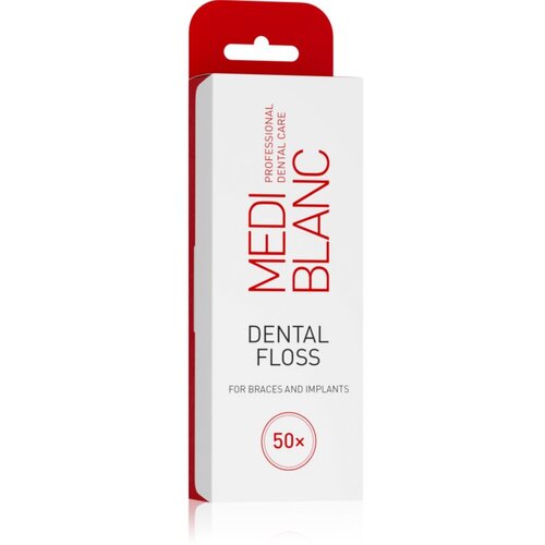 MEDIBLANC Dental Floss For Braces zobna nitka za zobne aparate in vsadke 50 kos Slike
