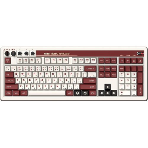 8BitDo Retro 108 mehanska tipkovnica Fami Edition Cene