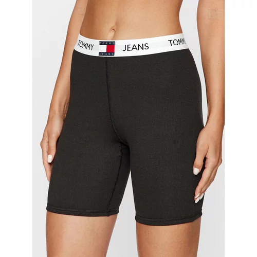 Tommy Jeans Kratke hlače pižama UW0UW04729 Črna Slim Fit