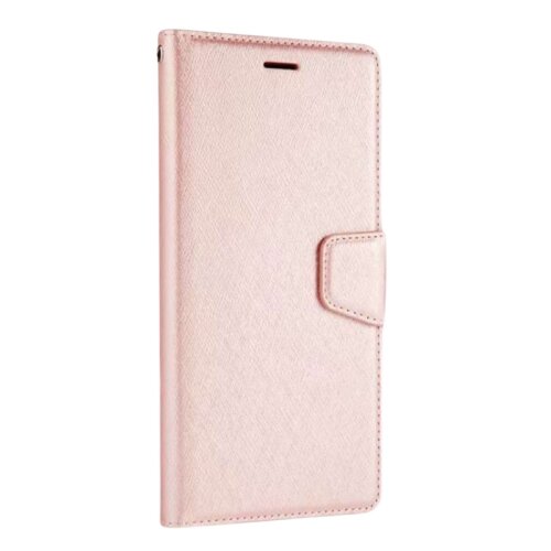 alivo futrola preklop xiaomi redmi note 12 5G roze zlatna Slike