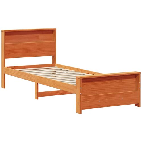  Krevetna konstrukcija Vosak smeđa 75 x 190 cm Konstruirano drvo Slike