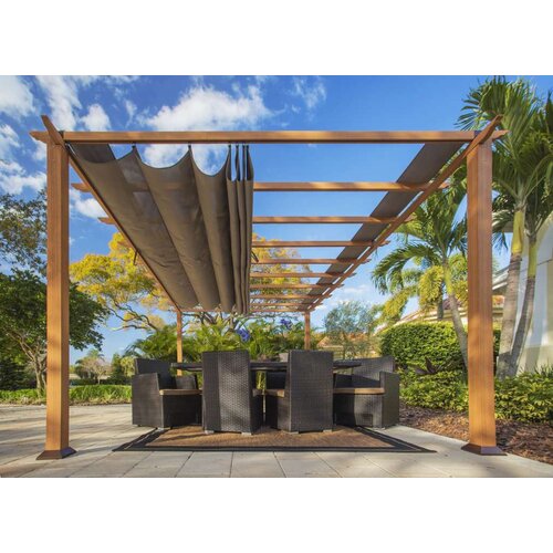 Paragon Outdoor - Aluminijska pergola Florenz s podesivim jedrima - 350x505 | BRANDED IN THE USA Slike