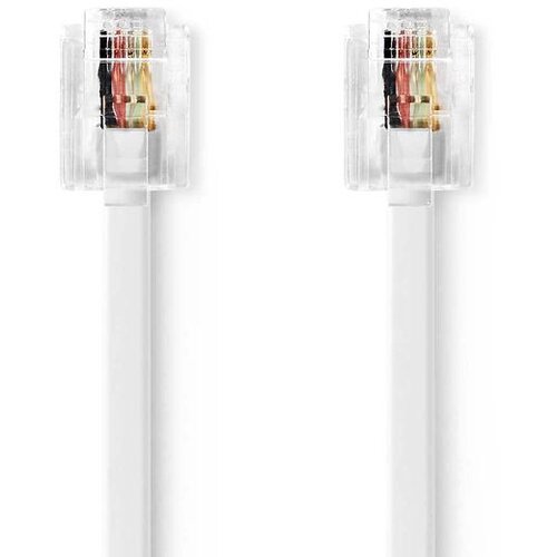 Telefonski KABEL RJ11 5.0M NEDIS TCGP90200WT50 Cijene