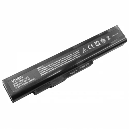 Intensilo Baterija za Medion Akoya E6221 / Erazer X6815 / MSI A6400, 10.8V, 5200 mAh