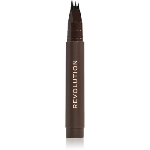Makeup Revolution Fill&Define marker za obrve Dark Brown 1,8ml Cene