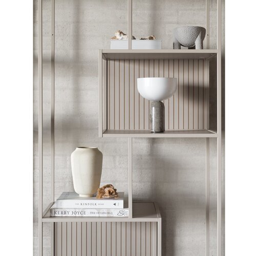 Actona Siva biblioteka 77x185x35 cm Seaford &amp;ndash; Slike