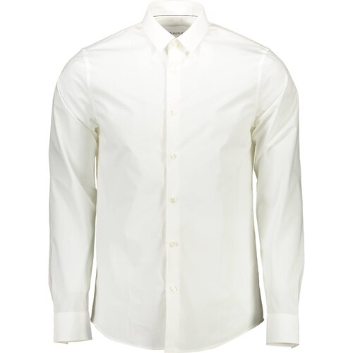 Calvin Klein MEN&amp;amp;#39;S WHITE LONG SLEEVE SHIRT Slike