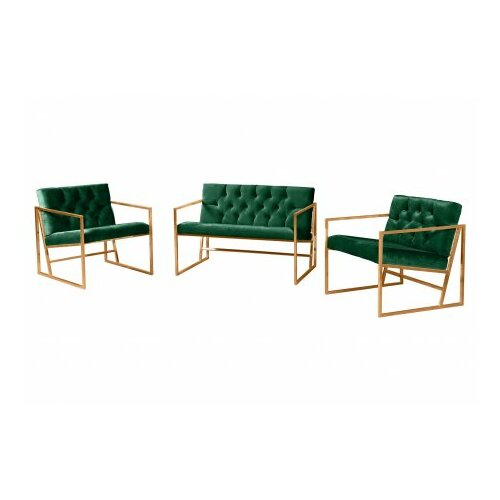 Atelier Del Sofa sofa i dve fotelje oslo gold green Slike
