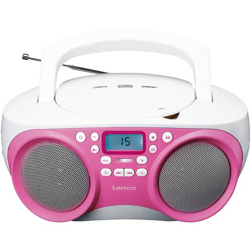 Lenco Radio St&eacute;r&eacute;o FM USB priključek z CD/MP3 predvajalnikom in teleskopsko anteno, (5000299483) Cene