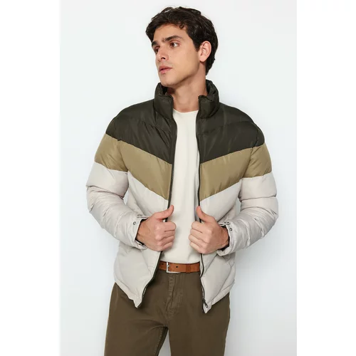 Trendyol Winter Jacket - Khaki - Basic