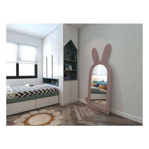 Hanah home Ogledalo za decu Rabbit Pink Cene