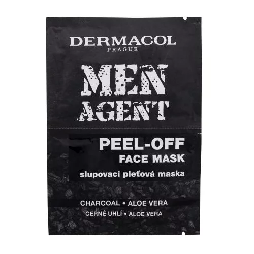 Dermacol Men Agent Peel-Off Face Mask maska za lice 1 set za moške