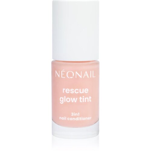NeoNail Rescue Glow Tint 3in1 Nail Conditioner lak za njegu noktiju nijansa Peachy Peach 7.2 ml Slike