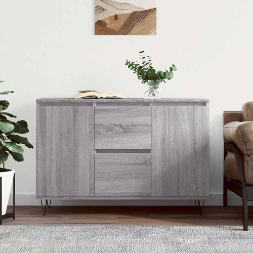  Komoda boja hrasta sonome 101,5x35x70 cm konstruirano drvo Slike