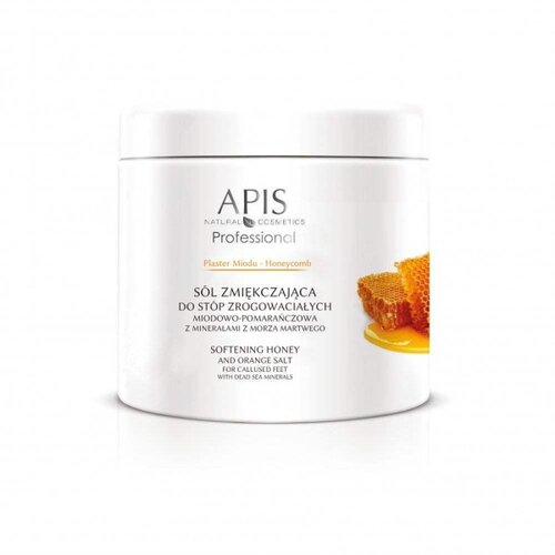Apis Natural Cosmetics Honeycomb - Opuštajuća so za ispucala stopala sa eteričnim uljem narandže i mineralima Mrtvog mora - 650 g Cene