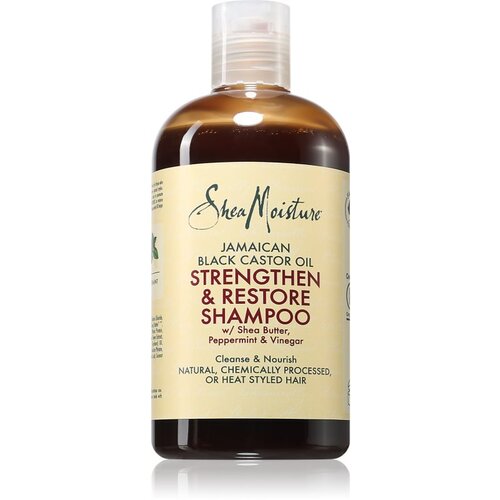 Shea Moisture Jamaican Black Castor Oil Strengthen & Restore čistilni šampon za poškodovane in barvane lase 384 ml Cene