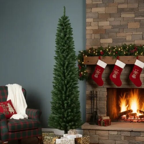 Everlands Novogodi&amp;scaron;nja jelka 210 cm zelena Pencil Pine 68.0062 Slike