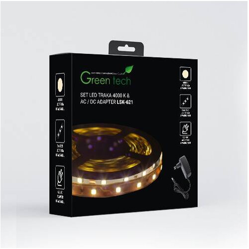  TRAKA 5M+ADAPTER 4,8W 4000K T155M-WH GREEN TECH Cijene