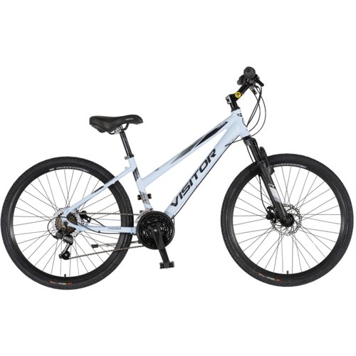 Visitor bicikl mtb crx d2 26&amp;quot; amortizer alu 15&amp;quot; disk hidraulika 21 brzina 142-165cm (s) svetlo plavi 1262096 Slike