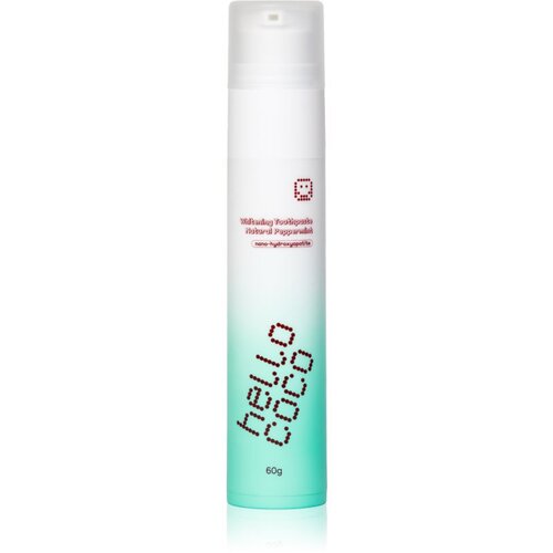 Hello Coco Toothpaste Peppermint zobna pasta za beljenje zob 60 g Slike