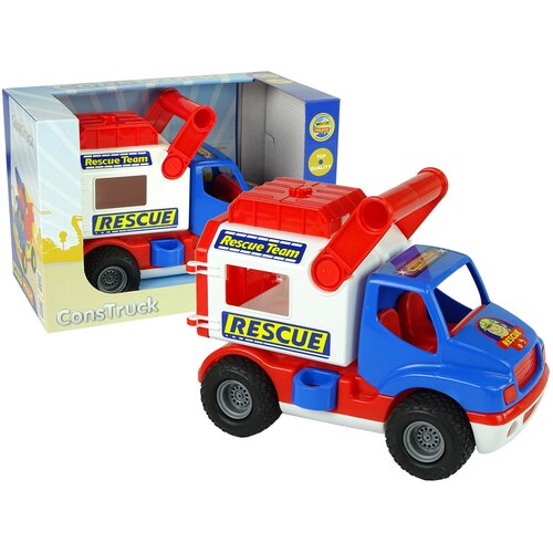 Blue and White Polesie ConsTruck Rescue Car 41937 Cijene