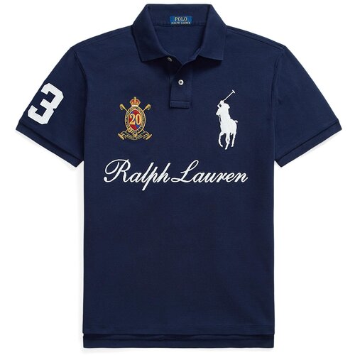 Polo Ralph Lauren Majica mornarska / rumena / rubin rdeča / bela Cene