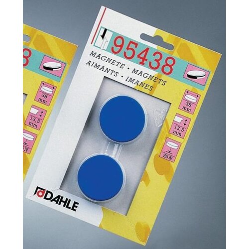 Dahle Magneti, fi-38 mm, 2 kosa, modra Slike