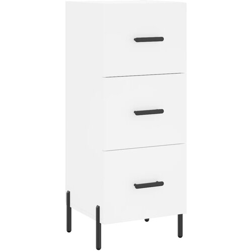 Maison Chic Komoda - Predalnik bela 34,5x34x90 cm inženirski les, (21716523) Cene